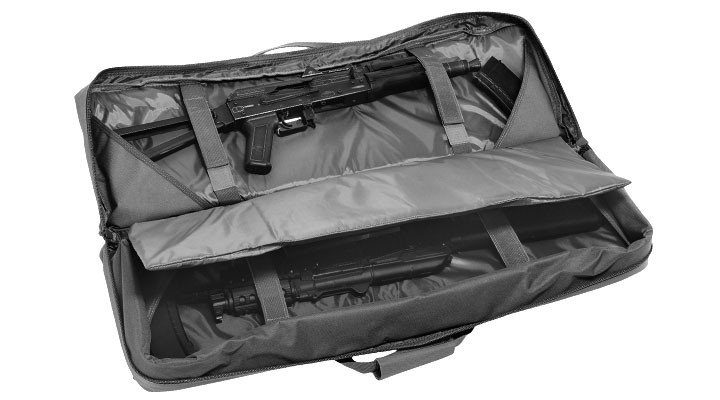 WoSport 36 Zoll / 92 cm Deluxe Double Soft Rifle Bag / Gewehr-Futteral f. 2 Gewehre schwarz Bild 5