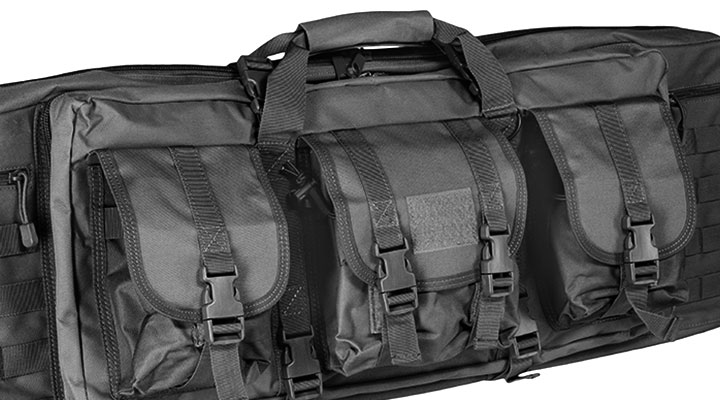 WoSport 36 Zoll / 92 cm Deluxe Double Soft Rifle Bag / Gewehr-Futteral f. 2 Gewehre schwarz Bild 8