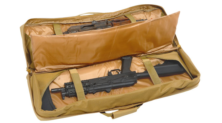 WoSport 36 Zoll / 92 cm Deluxe Double Soft Rifle Bag / Gewehr-Futteral f. 2 Gewehre tan Bild 4