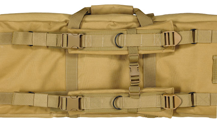 WoSport 36 Zoll / 92 cm Deluxe Double Soft Rifle Bag / Gewehr-Futteral f. 2 Gewehre tan Bild 9