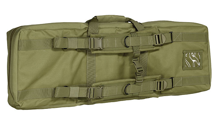 WoSport 36 Zoll / 92 cm Deluxe Double Soft Rifle Bag / Gewehr-Futteral f. 2 Gewehre oliv Bild 1