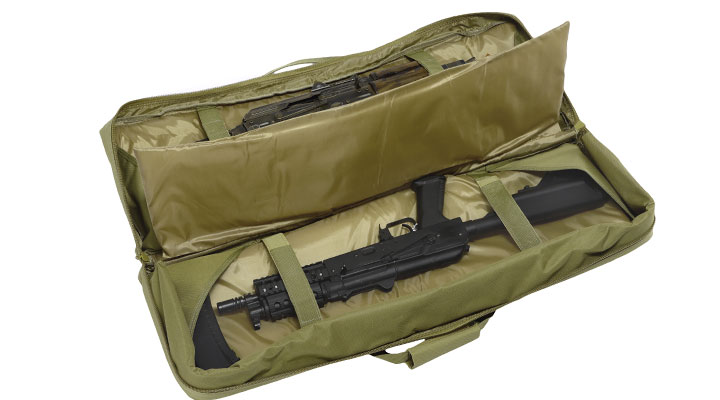 WoSport 36 Zoll / 92 cm Deluxe Double Soft Rifle Bag / Gewehr-Futteral f. 2 Gewehre oliv Bild 4