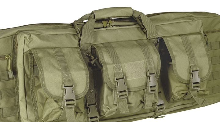 WoSport 36 Zoll / 92 cm Deluxe Double Soft Rifle Bag / Gewehr-Futteral f. 2 Gewehre oliv Bild 8