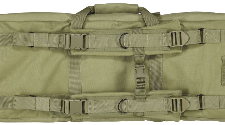 WoSport 36 Zoll / 92 cm Deluxe Double Soft Rifle Bag / Gewehr-Futteral f. 2 Gewehre oliv Bild 9