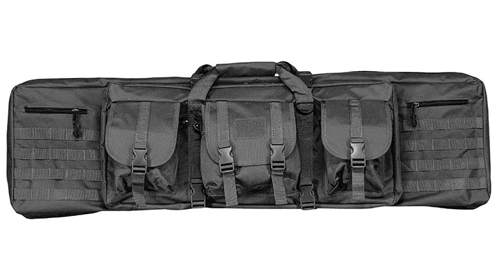 WoSport 42 Zoll / 108 cm Deluxe Double Soft Rifle Bag / Gewehr-Futteral f. 2 Gewehre schwarz Bild 2