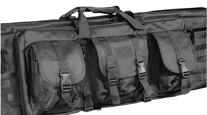 WoSport 42 Zoll / 108 cm Deluxe Double Soft Rifle Bag / Gewehr-Futteral f. 2 Gewehre schwarz Bild 9