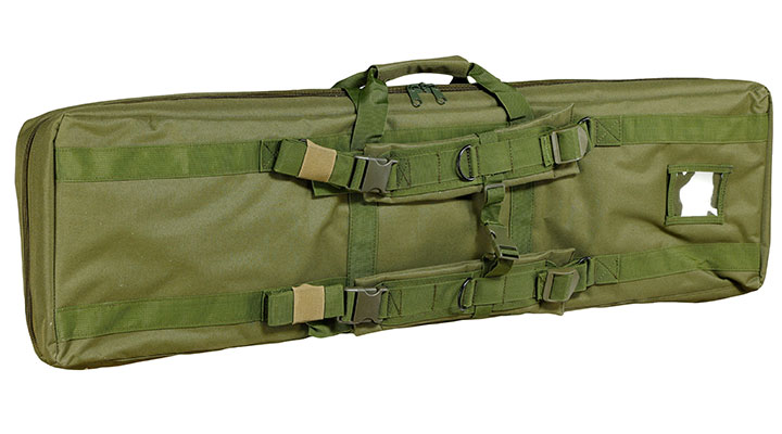 WoSport 42 Zoll / 108 cm Deluxe Double Soft Rifle Bag / Gewehr-Futteral f. 2 Gewehre oliv Bild 1