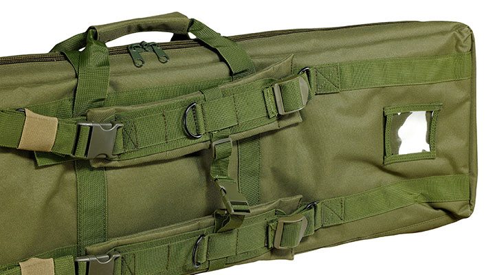 WoSport 42 Zoll / 108 cm Deluxe Double Soft Rifle Bag / Gewehr-Futteral f. 2 Gewehre oliv Bild 10