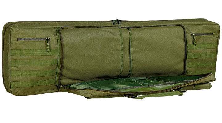 WoSport 42 Zoll / 108 cm Deluxe Double Soft Rifle Bag / Gewehr-Futteral f. 2 Gewehre oliv Bild 8