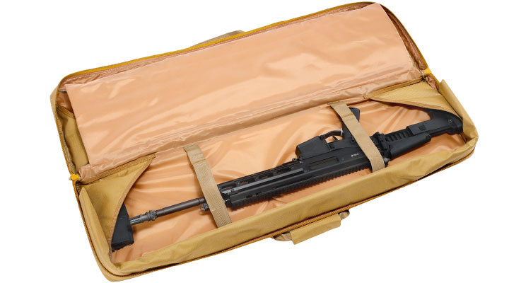 WoSport 42 Zoll / 108 cm Deluxe Double Soft Rifle Bag / Gewehr-Futteral f. 2 Gewehre tan Bild 4