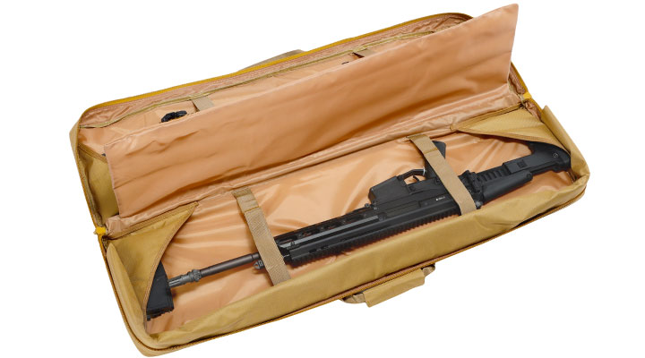 WoSport 42 Zoll / 108 cm Deluxe Double Soft Rifle Bag / Gewehr-Futteral f. 2 Gewehre tan Bild 6