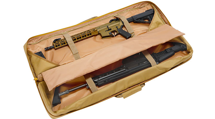 WoSport 42 Zoll / 108 cm Deluxe Double Soft Rifle Bag / Gewehr-Futteral f. 2 Gewehre tan Bild 7