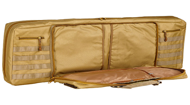 WoSport 42 Zoll / 108 cm Deluxe Double Soft Rifle Bag / Gewehr-Futteral f. 2 Gewehre tan Bild 8