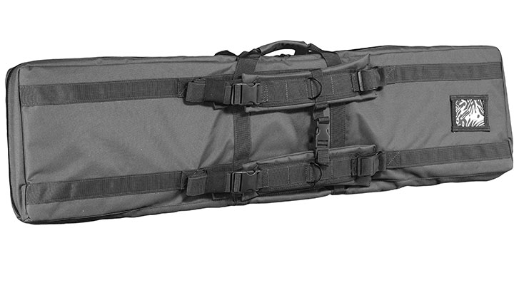 WoSport 46 Zoll / 117 cm Deluxe Double Soft Rifle Bag / Gewehr-Futteral f. 2 Gewehre schwarz Bild 1