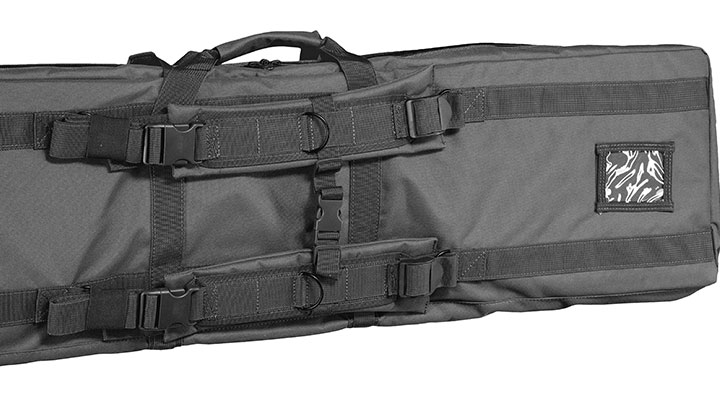 WoSport 46 Zoll / 117 cm Deluxe Double Soft Rifle Bag / Gewehr-Futteral f. 2 Gewehre schwarz Bild 10