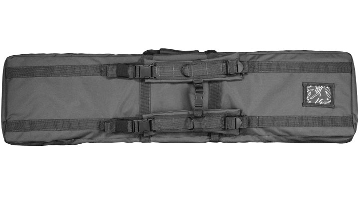 WoSport 46 Zoll / 117 cm Deluxe Double Soft Rifle Bag / Gewehr-Futteral f. 2 Gewehre schwarz Bild 3