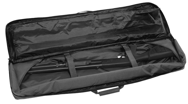 WoSport 46 Zoll / 117 cm Deluxe Double Soft Rifle Bag / Gewehr-Futteral f. 2 Gewehre schwarz Bild 4