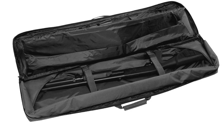 WoSport 46 Zoll / 117 cm Deluxe Double Soft Rifle Bag / Gewehr-Futteral f. 2 Gewehre schwarz Bild 6