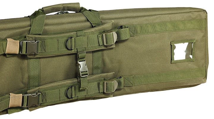 WoSport 46 Zoll / 117 cm Deluxe Double Soft Rifle Bag / Gewehr-Futteral f. 2 Gewehre oliv Bild 10