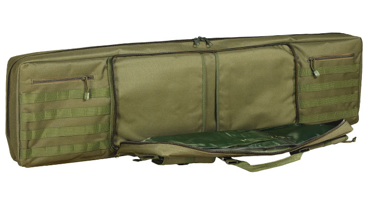 WoSport 46 Zoll / 117 cm Deluxe Double Soft Rifle Bag / Gewehr-Futteral f. 2 Gewehre oliv Bild 8