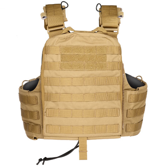 WoSport CPC-Style Plate Carrier Molle-Plattentrger Weste verstellbar tan Bild 1