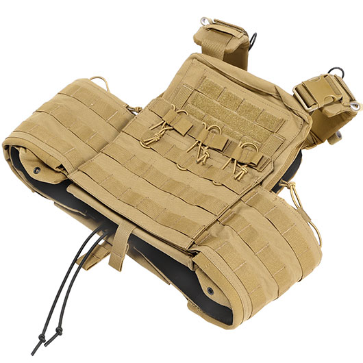 WoSport CPC-Style Plate Carrier Molle-Plattentrger Weste verstellbar tan Bild 2