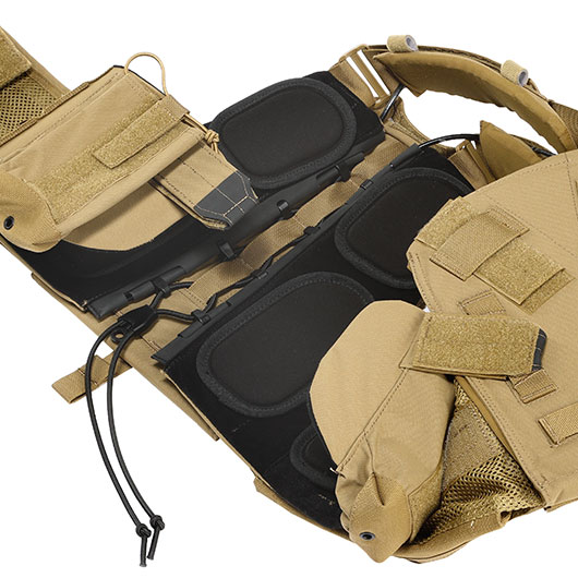 WoSport CPC-Style Plate Carrier Molle-Plattentrger Weste verstellbar tan Bild 4