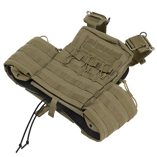 WoSport CPC-Style Plate Carrier Molle-Plattentrger Weste verstellbar oliv Bild 2