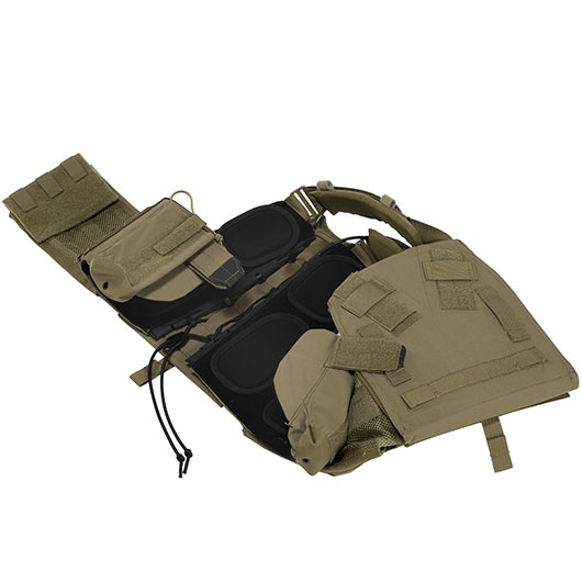 WoSport CPC-Style Plate Carrier Molle-Plattentrger Weste verstellbar oliv Bild 3