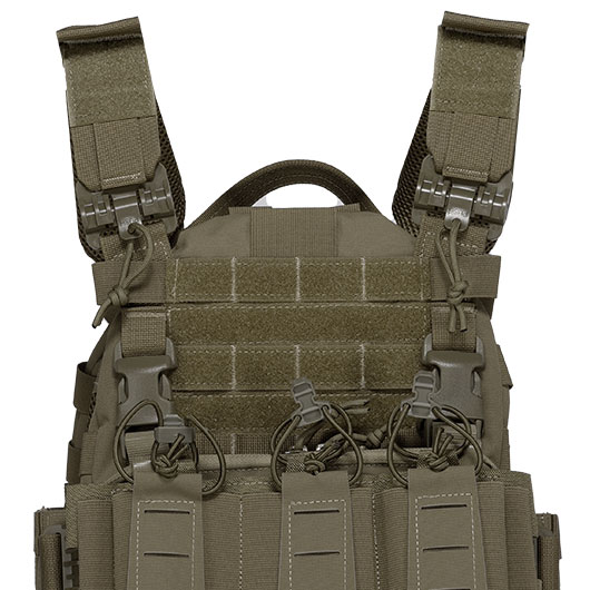 WoSport ARC-Style Tactical Plate Carrier Molle-Plattentrger Weste verstellbar Ranger Green