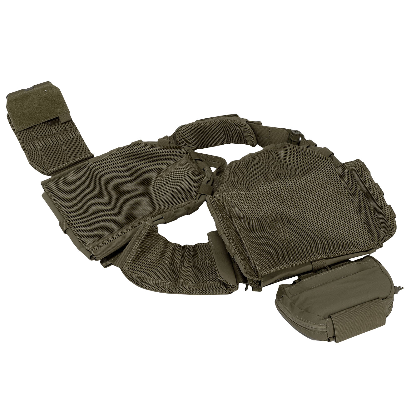 WoSport ARC-Style Tactical Plate Carrier Molle-Plattentrger Weste verstellbar Ranger Green Bild 3