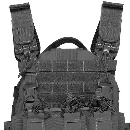 WoSport ARC-Style Tactical Plate Carrier Molle-Plattentrger Weste verstellbar schwarz Bild 5