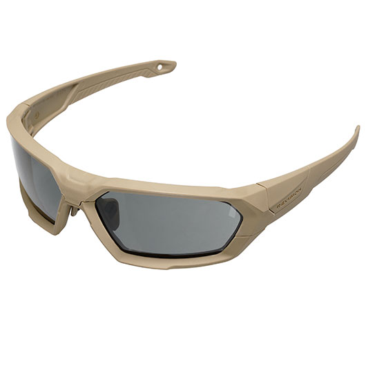 Revision ballistische Sonnenbrille ShadowStrike Essential Kit tan mit klar-transparent / rauch-getnt Wechselglsern Bild 1