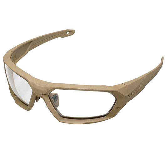 Revision ballistische Sonnenbrille ShadowStrike Essential Kit tan mit klar-transparent / rauch-getnt Wechselglsern Bild 2