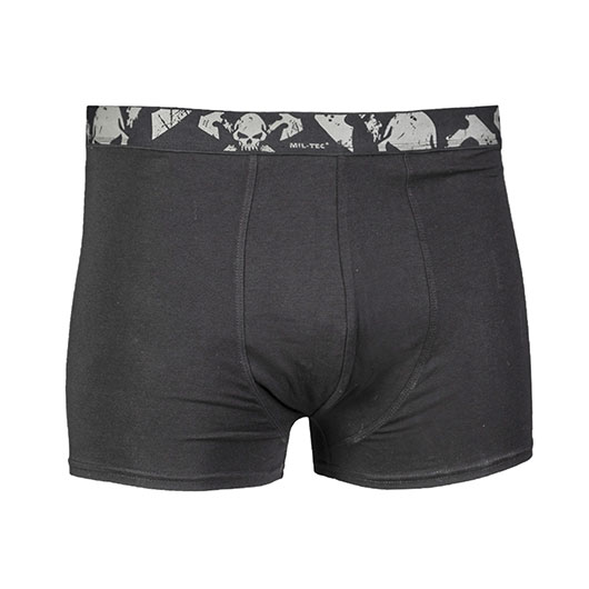 Mil-Tec Boxershorts Skull 2er Pack schwarz