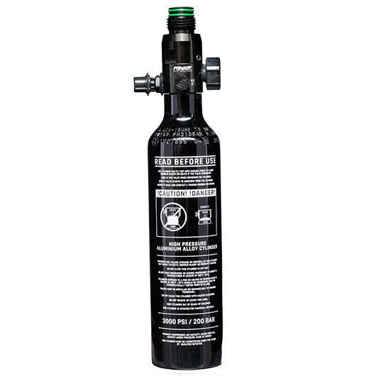 PowAir HP-System Basic Series 0,2L / 13ci mit Regulator 3000 PSI fr Painball/Airsoft/RAM schwarz Bild 1