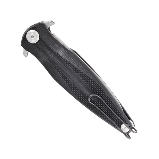 ANV Knives Einhandmesser Z400 BB G10 Sleipner Stahl schwarz/stonewash inkl. Grtelclip Bild 5