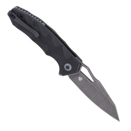 Bker Plus Einhandmesser Kirke Nitro-V Stahl schwarz/stonewash inkl. Grtelclip Bild 1