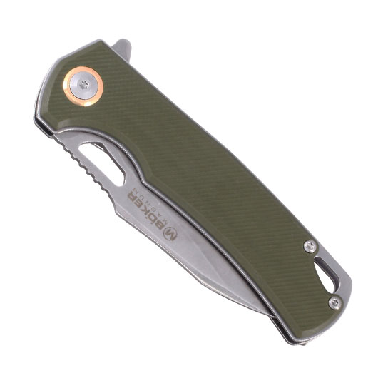 Magnum Einhandmesser Skeksis oliv stonewash inkl. Grtelclip Bild 4