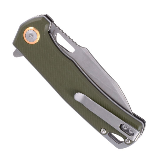 Magnum Einhandmesser Skeksis oliv stonewash inkl. Grtelclip Bild 5