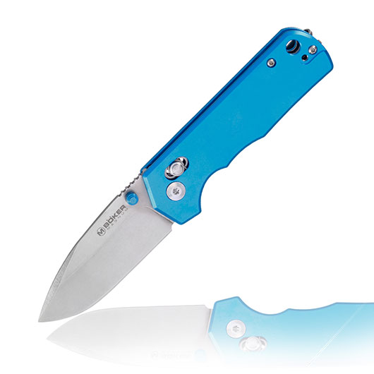 Magnum Einhandmesser Rockstub Blue Elox blau stonewash inkl. Grtelclip