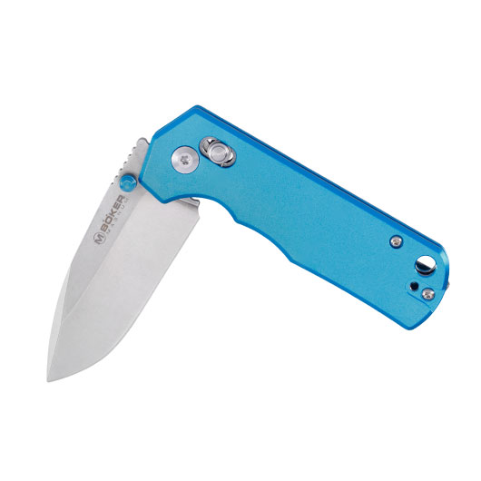 Magnum Einhandmesser Rockstub Blue Elox blau stonewash inkl. Grtelclip Bild 3