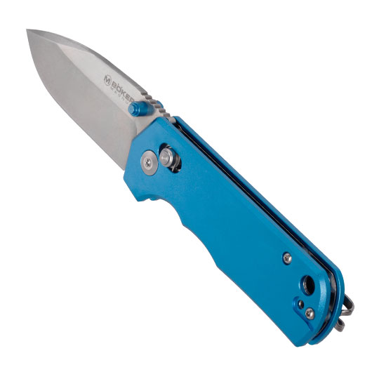 Magnum Einhandmesser Rockstub Blue Elox blau stonewash inkl. Grtelclip Bild 6