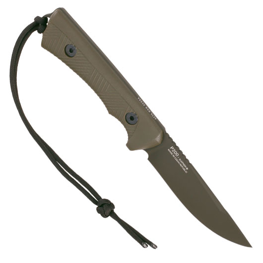 ANV Knives Outdoormesser P200 Sleipner Stahl Cerakote oliv inkl. Kydexscheide Bild 1