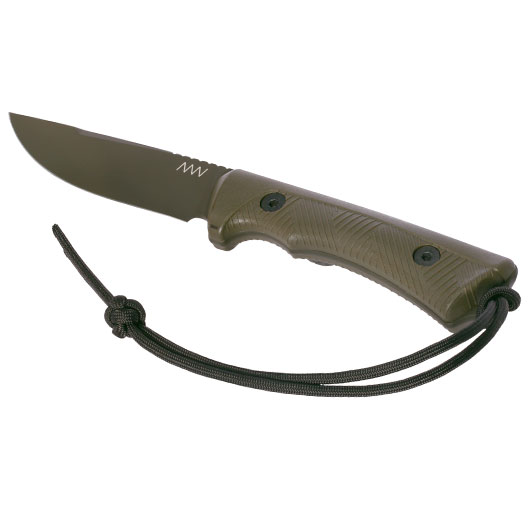 ANV Knives Outdoormesser P200 Sleipner Stahl Cerakote oliv inkl. Kydexscheide Bild 2