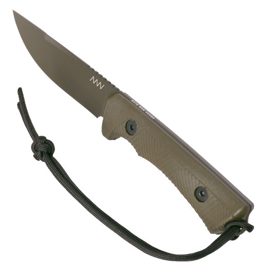 ANV Knives Outdoormesser P200 Sleipner Stahl Cerakote oliv inkl. Kydexscheide Bild 6
