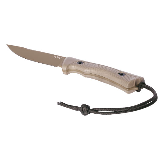 ANV Knives Outdoormesser P200 Sleipner Stahl Cerakote coyote inkl. Kydexscheide Bild 2