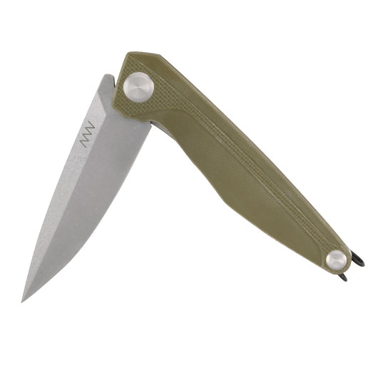ANV Knives Einhandmesser Z300 G10 Sleipner Stahl oliv/stonewash inkl. Grtelclip Bild 3