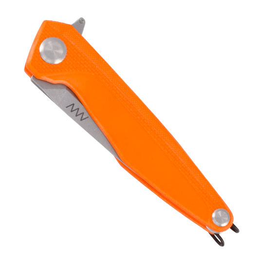 ANV Knives Einhandmesser Z300 G10 Sleipner Stahl orange/stonewash inkl. Grtelclip Bild 4