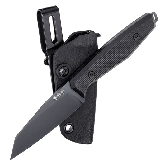 Bker Grtelmesser AK1 Reverse Tanto Allblack inkl. Kydexscheide Bild 3